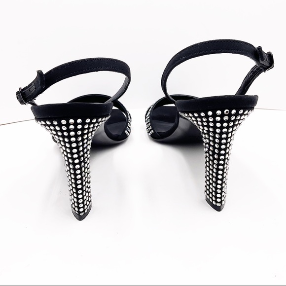 {St.John} Rhinestones Heel Sandals - Picture 7 of 16